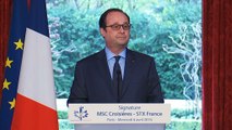 Déclaration lors de l'événement MSC Croisières – STX France