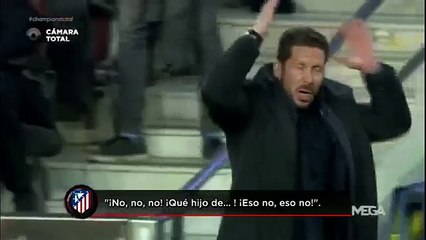 Simione para o Árbitro: "Não, Não, Não! Que Filho da P...!"