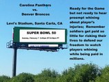 No Preempt Whining! Super Bowl 50; Carolina Panthers vs. Denver Broncos