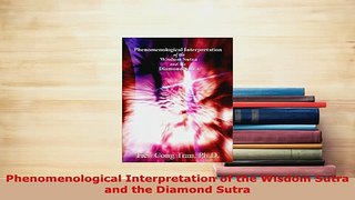 PDF  Phenomenological Interpretation of the Wisdom Sutra and the Diamond Sutra  EBook