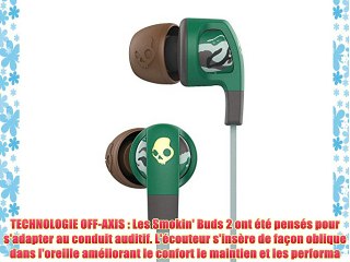 Skullcandy Smokin Bud 2 Ecouteurs intra-auriculaires avec Microphone Jaune/Brun  Scout Camo/Brown/Gold