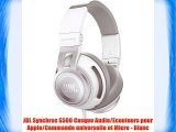 JBL Synchros S500 Casque Audio/Ecouteurs pour Apple/Commande universelle et Micro - Blanc