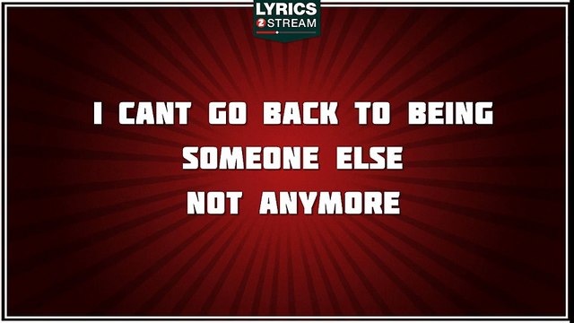 Try It On My Own - Whitney Houston tribute - Lyrics