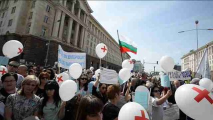 Los médicos búlgaros salen a la calle contra la reforma del sistema sanitario