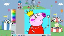 Coloreado dibujo Peppa Pig la princesita/ Videos infantiles de Pepa