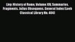 Download Livy: History of Rome Volume XIV Summaries. Fragments. Julius Obsequens. General Index