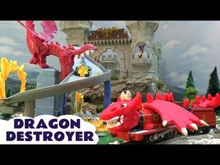 Hot Wheels Play Doh Thomas and Friends Dragon Destroyer Remote Control James Engine Playdough Fire