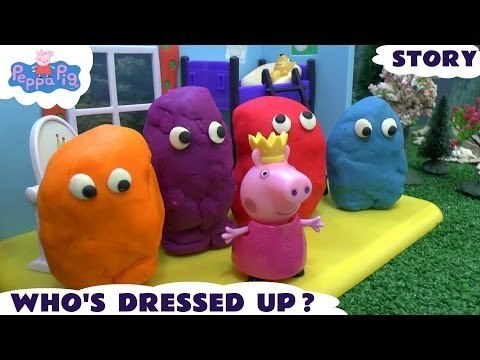 Peppa Pig Play Doh Egg Surprise Dressing Up Fairy Story Thomas The Tank Queen Playdough Episode