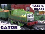Thomas and Friends GATOR Tale Of The Brave Film DVD Trackmaster Thomas Y Sus Amigos The Tank Engine