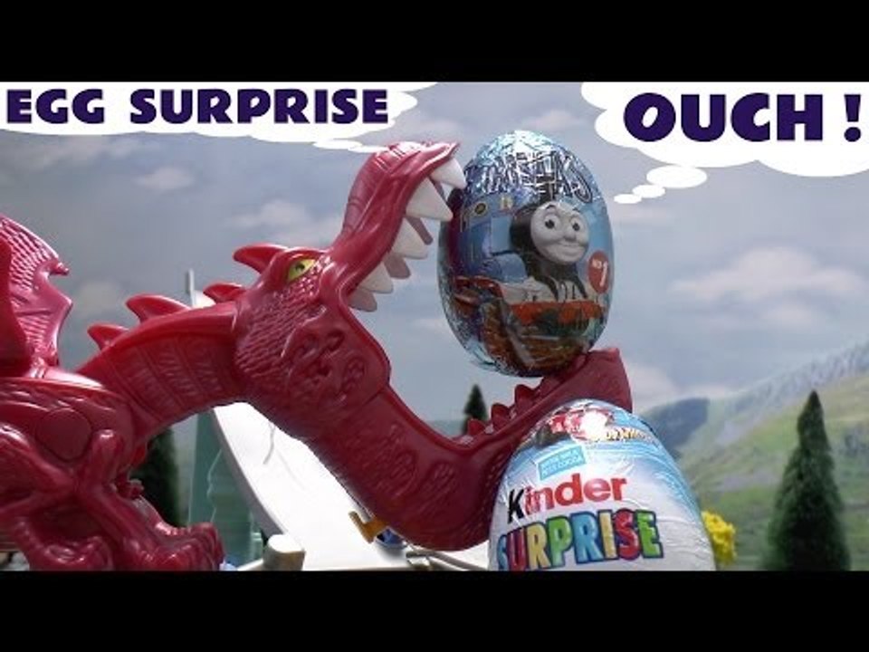 Thomas The Tank Egg Surprise Eggs Kinder Hot Wheels Cars Dragon Surprise Toys Thomas & Friends