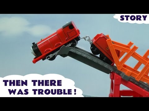 Thomas The Tank Engine Play Doh Story James Accident Thomas Tank Playdough Diggin Rigs Buster