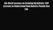 Read Six-Word Lessons on Growing Up Autistic: 100 Lessons to Understand How Autistic People