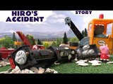 Thomas And Friends Peppa Pig Play Doh Story Hiro's Accident Crash Thomas Tank Playdough Grandad Dog
