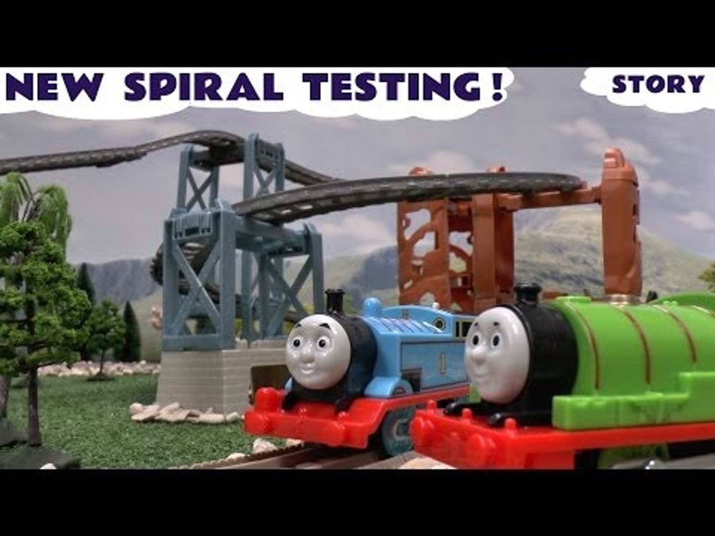 thomas the train spiral track