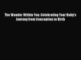 Read The Wonder Within You: Celebrating Your Baby's Journey from Conception to Birth Ebook