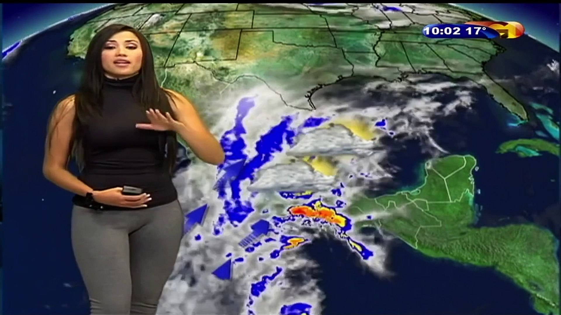 La tenue trop moulante d'une miss météo mexicaine a fait le buzz sur  internet! - Vidéo Dailymotion