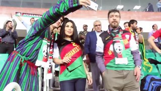 Aryana Sayeed Trip To Afghanistan Soccer Match