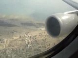 Qatar airways landing in doha