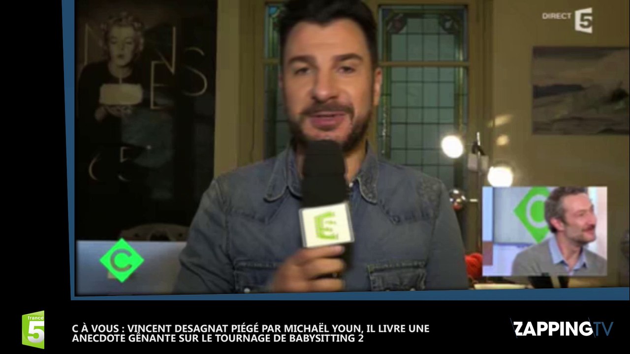 C à vous : Vincent Desagnat piégé par Michaël Youn, il révèle une exclu sur Babysitting (vidéo)
