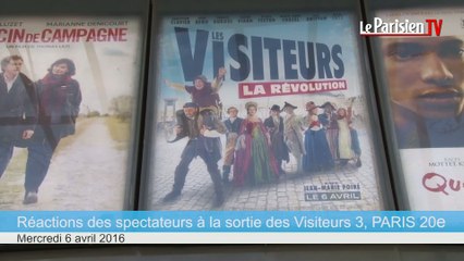 Download Video: Réactions mitigées du public à la sortie des Visiteurs 3