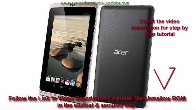 Acer Iconia B1-721 Android marshmallow update