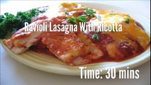 Ravioli Lasagna With Ricotta Recipe