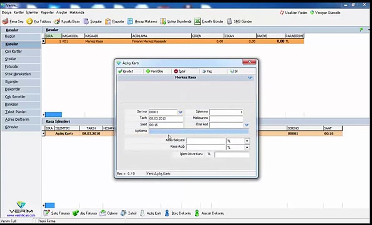 Verim Ön Muhasebe ve Muhasebe Programı, Ticari Yönetim Çözümleri