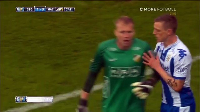 1-0 Søren Rieks Goal Sweden Allsvenskan - 06.04.2016, IFK Göteborg 1-0 BK Häcken
