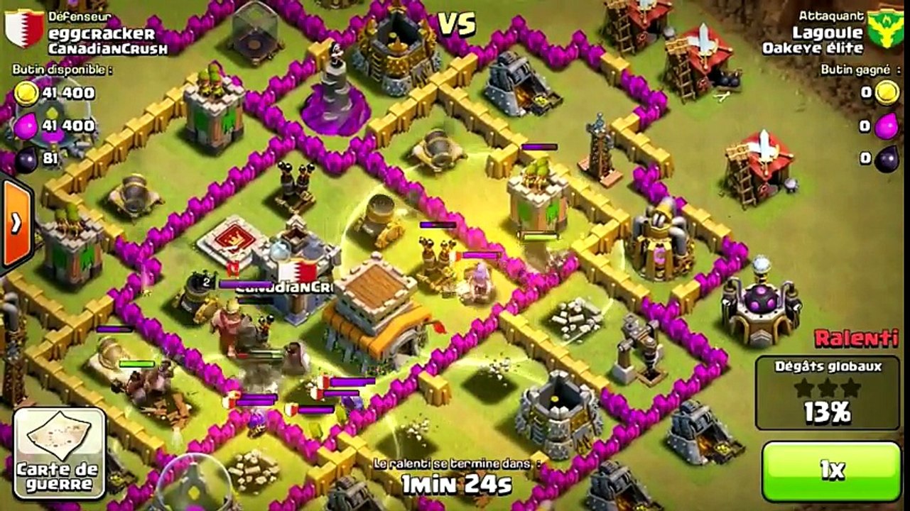 Clash Of Clans-Guerre des clans #5 (Oakeye Elite vs CanadianCrush)