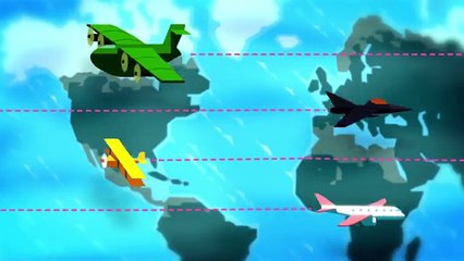 In an Airplane,  The Airplane Song by Hello Channel