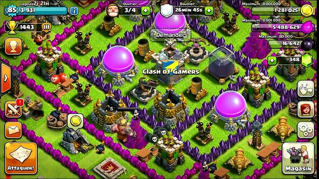 Clash Of Clans-Guerre des clans #4 (Clash Of Gamers vs HAPPY TITANS )