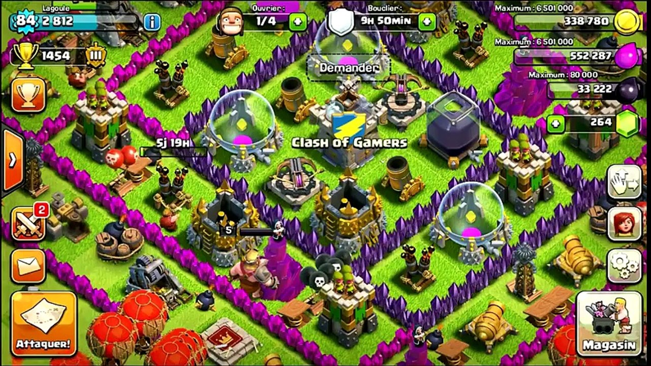 Clash Of Clans-Guerre des clans #3 (Clash Of Gamers vs LiquidDreams)