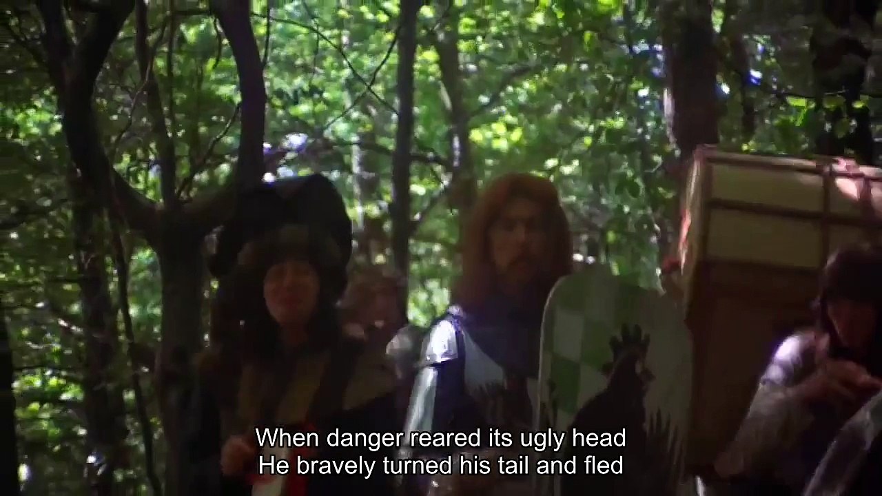 "Brave Sir Robin ran away" - Monty Python and the Holy Grail