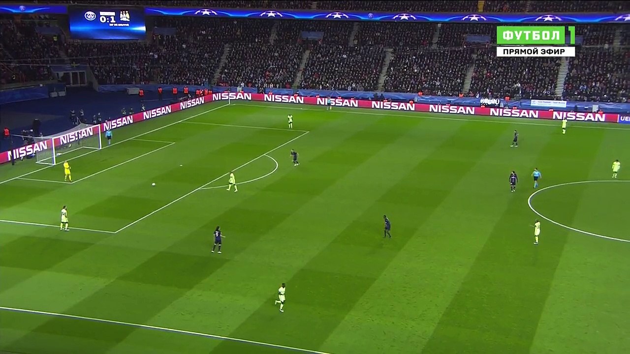 1-1 Zlatan Ibrahimoviu0107 Goal UEFA  Champions League  Quarterfinal - 06.04.2016, Paris St. Germain 1-1 Manchester City