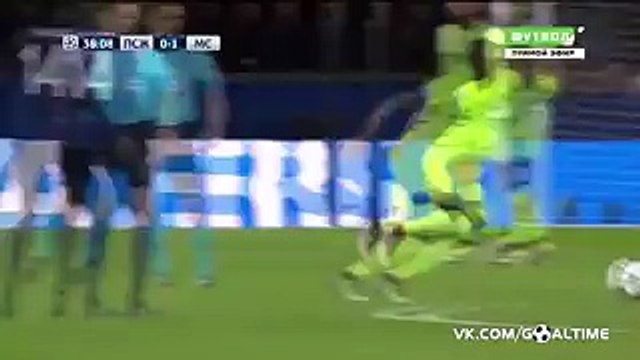 Kevin De Bruyne Goal PSG VS. MANCHESTER CITY 0- 1 Champions league 2016