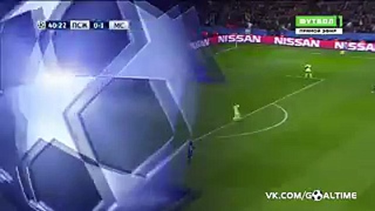 Zlatan Ibahimovic Goal PSG VS. MANCHESTER CITY  1 - 1 Champions league 2016