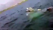 Helikopteri i rrezuar ne Liqenin e Shkodres