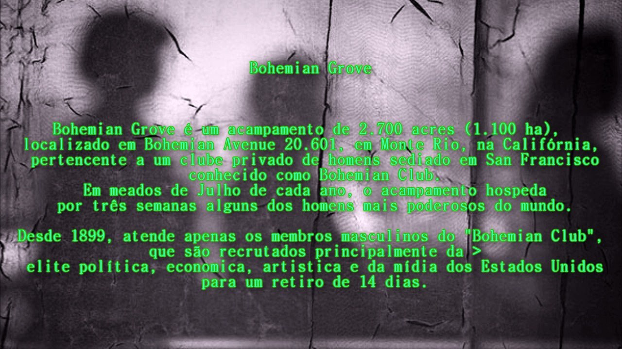 bohemian grove não caia no esquecimento
