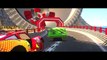 IRON MAN HULKBUSTER and HULK! Insane Race with Custom Disney Pixar Lightning McQueen Cars Colors HD