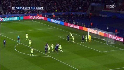 Adrien Rabiot Goal - PSG 2-1 Manchester City - 06.04.2016 HD