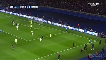Zlatan Ibrahimovic Hits the Crossbar and Edinson Cavani Amazing Shot - Paris - M