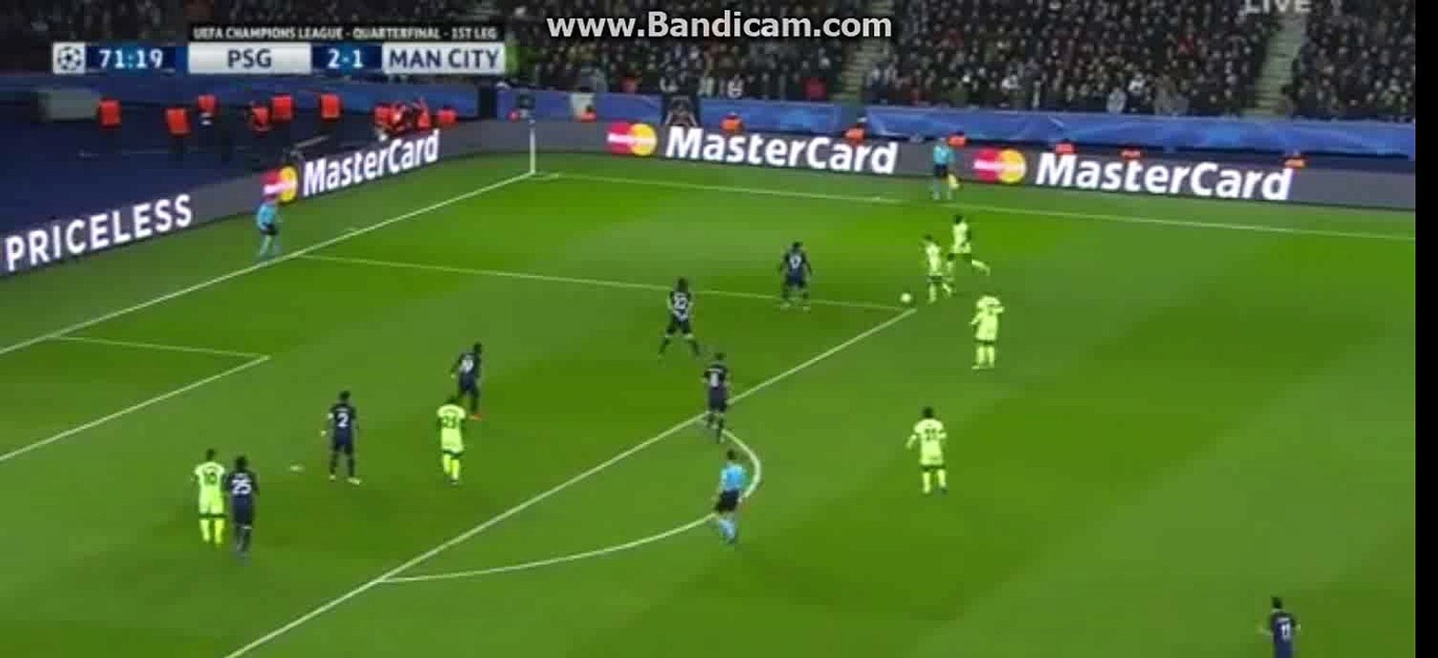 Fernandinho Goal HD - PSG 2-2 Manchester City 06-04-2016