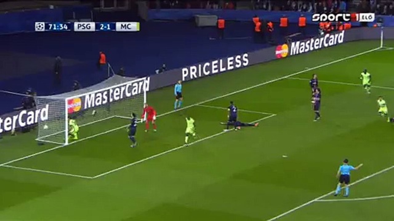 Goal Goal Goal Fernandinho  HD - PSG 2-2 Manchester City - 06-04-2016 (1)