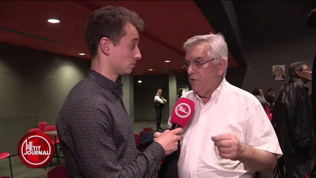 Hugo était au meeting de Nadine Morano - Le Petit Journal du 06/04 - CANAL +