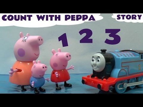 Peppa Pig Learn To Count Thomas & Friends 123 Play Doh Animal Sounds Toys Counting Playdough