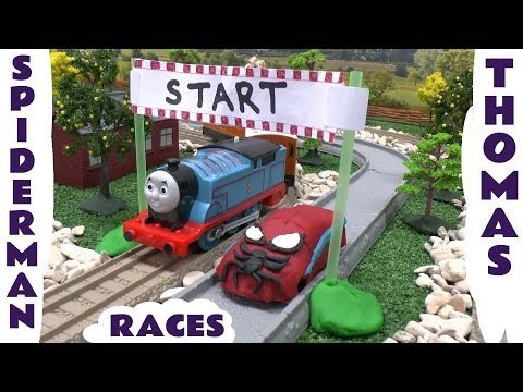 Play Doh Amazing Spider-Man Races Thomas And Friends Marvel Super Hero Of Spiderman Play-Doh