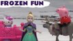 Frozen Elsa Anna Funfair Peppa Pig Hello Kitty Disney Snow Theme Park Sven Olaf Thomas Toy Train