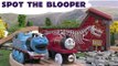 Blooper Thomas The Train Play Doh Wooden Railway Kids Toy Train Dinosaur Bones Bloopers Play Dough