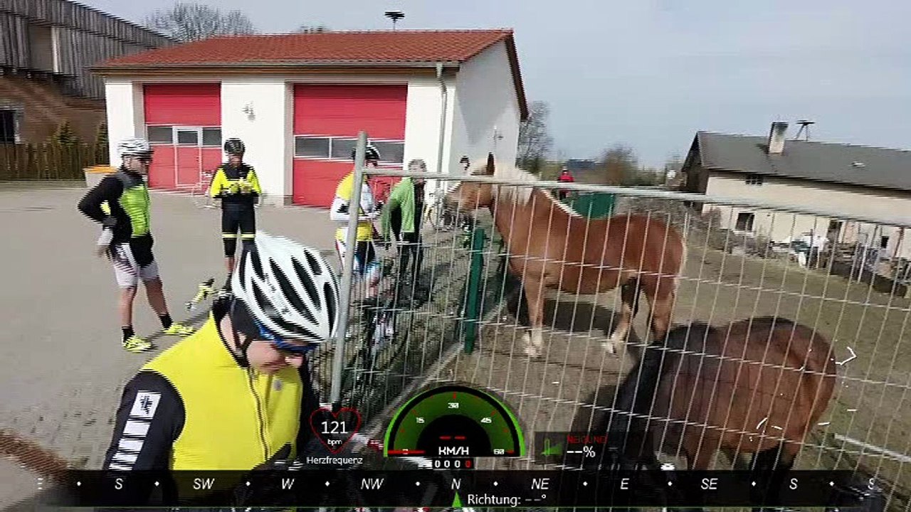 1. Training für die Tigerradtour 2016