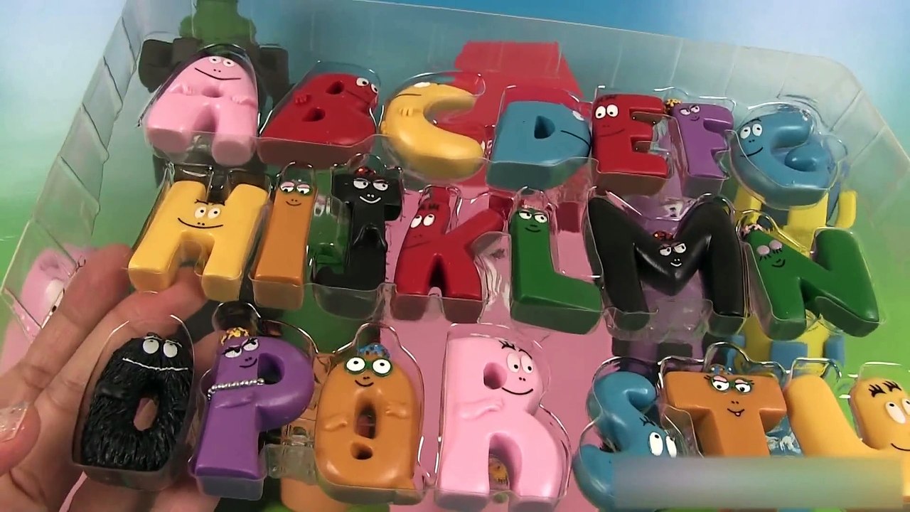 Alphabet des Barbapapa Abécédaire Learn French Letters